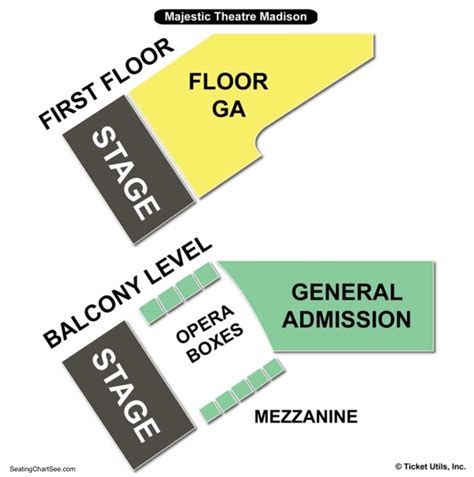 Majestic Theatre Madison Seating Chart Seating Charts And Tickets