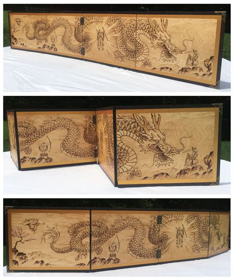One of the smartest diy dm screen projects that shares the creative details about how to add you will love this diy dm screen project that involves using the artist loft canvas panels of 9 x 12 size. A Japanese inspired (but still oh so nerdy) Dungeons and Dragons DM screen for my brother. (# ...