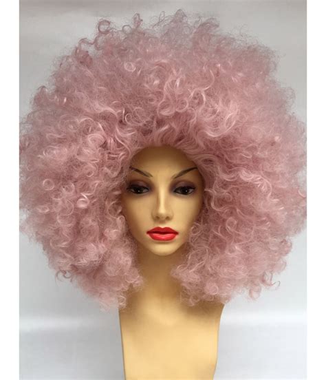 Pink Afro Wig Afro Wigs Star Style Wigs Uk
