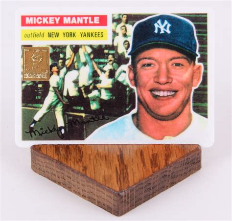 Check spelling or type a new query. Mickey Mantle LE 1956 Topps #135 Ceramic Baseball Card | Pristine Auction