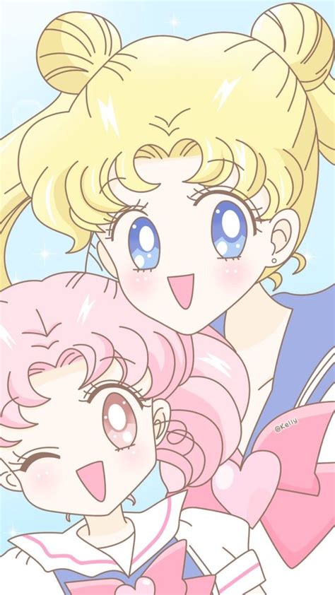 Usagi And Chibiusa Sailor Moon Wallpaper Sailor Chibi Moon Sailor
