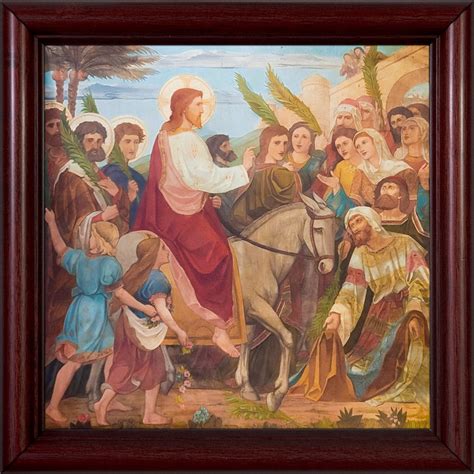 Christ's Triumphant Entry into Jerusalem Framed Art