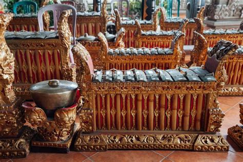 Instrumentos De Música Tradicionales Del Balinese Ubud Bali Imagen De