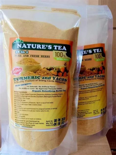 Natures Tea 18 In 1 Turmeric And Yacon 400g 1 Pack Only Lazada PH