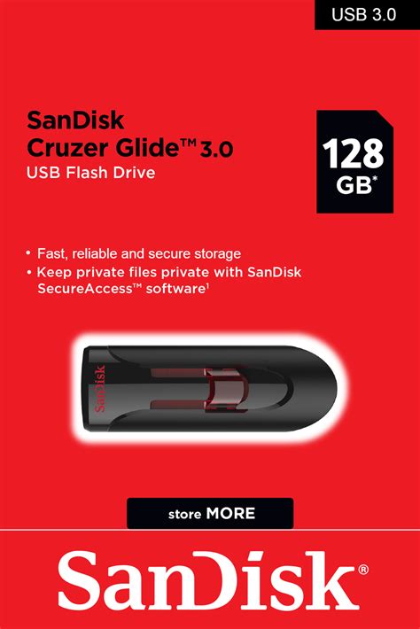 Usb Sandisk Cruzer Glide 30 128gb Flash Drive Memory Stick Cz600 128g