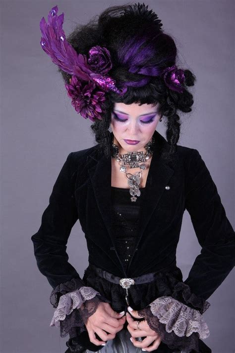 Black Purple Rococo Victorian Candycrypt Etsy Wig Victorian Goth Music Clothes Goth