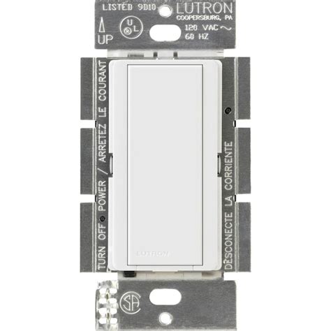 Lutron Maestro 8 Amp Multi Location Tap Light Switch White In The