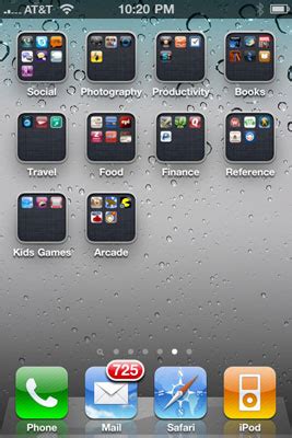 The global mobile design inspiration is a feed with the best mobile interfaces, app icons and other iphone ipad and apple watch by top ux designers. How to Organize Your iPhone 4's Icons into Folders - dummies