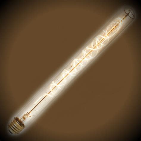 11 Inch Long Tubular Vintage Light Bulb 40 Watt Clear Edison Bulb