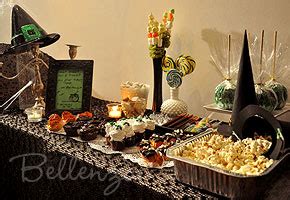 Halloween Candy Table for Bridal Shower - Creative and Fun Wedding