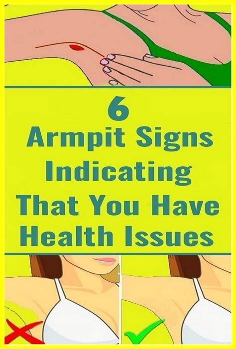 6 Armpit Signs Indicating That You Have Health Issues In 2023 Health