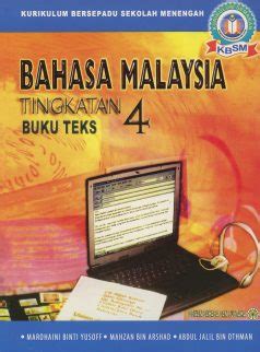 Soalan peperiksaan percubaan bahasa arab spm + jawapan: Buku Teks PDF KBSM Tingkatan 4 Bahasa Malaysia