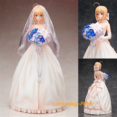 Fatestay Night Action Figure Saber 10th Anniversary Wedding Dress Ver Doll Cute Altria