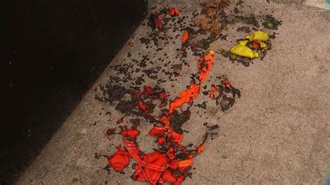 Stealing someone else's flag and burning it is theft and arson. Rainbow flag burned outside bar in NYC Video - ABC News