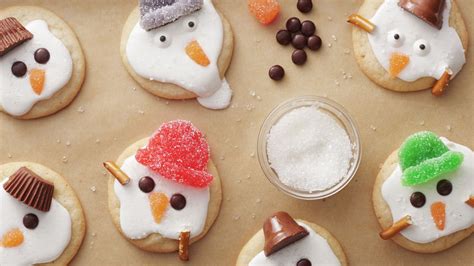 Super Easy Melted Snowman Cookies Recipe