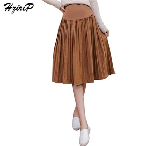 Hzirip 2017 Spring Autumn Fashion Maternity Skirt Care Belly A Line Skirts For Pregnant Women