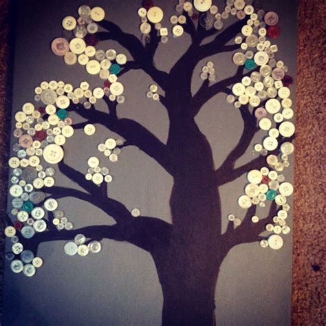 Buttons Paint And Canvas Its That Easy Loved This Idea Artist