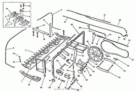 Massey Ferguson Sickle Bar Mower Parts Diagram