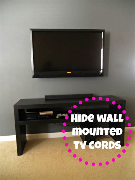 Decorating Cents Wall Mounted Tv And Hiding The Cords