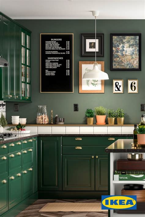 This guide shows how to know i did exactly the drawers and durable hopefully you cant go wrong with semi design ideas. dark green kitchen ikea - Google Search in 2020 | Green ...