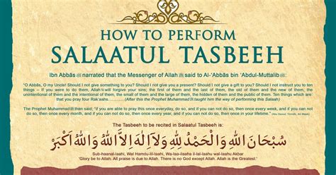 How To Pray Salatul Tasbih Or Salat Ul Tasbih Quran Reading Blog