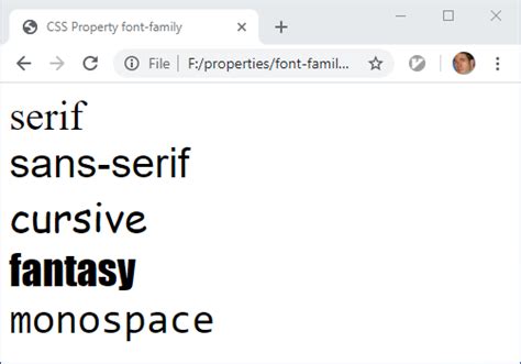 You can learn everything about styles and css in our css tutorial. CSS: font-family property