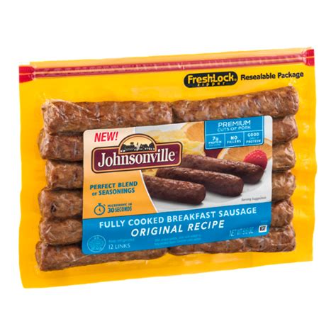 Johnsonville Fully Cooked Breakfast Sausage Original Recipe Reviews