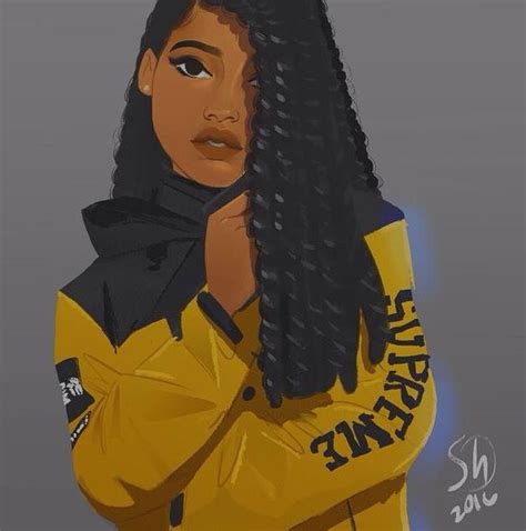 Enjoy the videos and music you love upload original content and share it all with friends family and the world. Jumper drawing art black hair braids woman African pretty ...