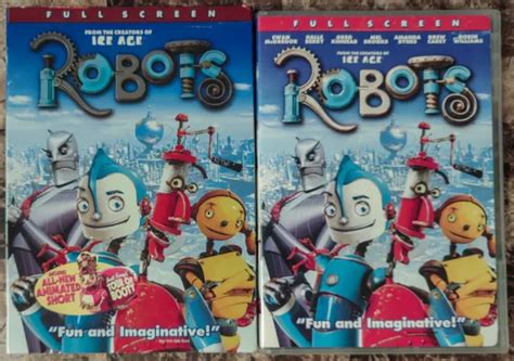 Robots Dvd 2005 Full Screen W Slipcover Robin Williams Ewan