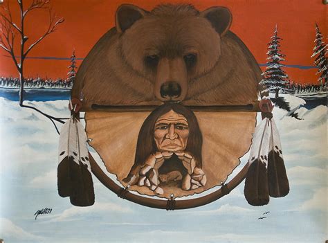 Bear Painting By Mwasi Fine Art America
