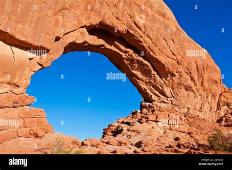 North Window Arch Arches National Park Near Moab Utah United States