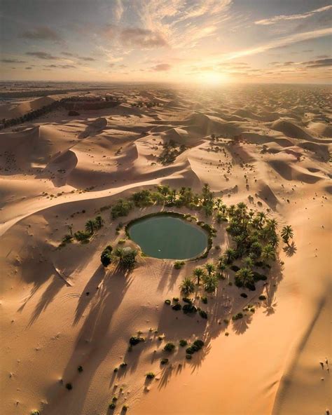Tiny Oasis In The Egyptian Desert Deserts Of The World Siwa Oasis