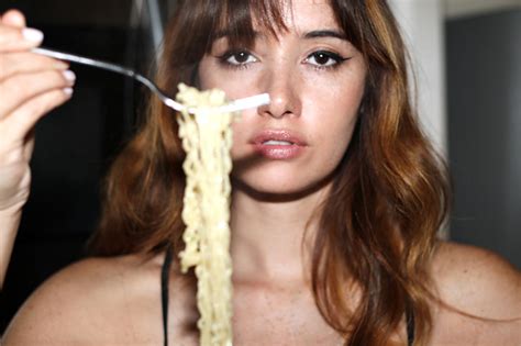Sara Malakul Lane Bathes In Ramen Noodles For Galore Mag