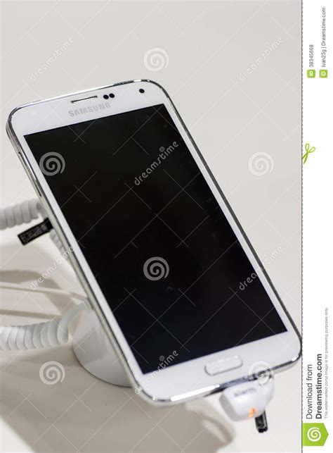 Samsung Galaxy S5 Mobile World Congress 2014 Editorial Stock Photo