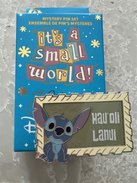 Its A Small World Holiday Mystery Pin 2023 Stitch Disneyland Dlp 2500