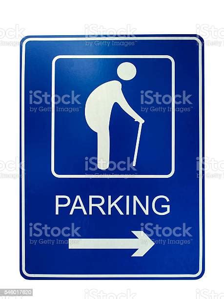 Elderly People Parking Sign Stock Photo Download Image Now Parking