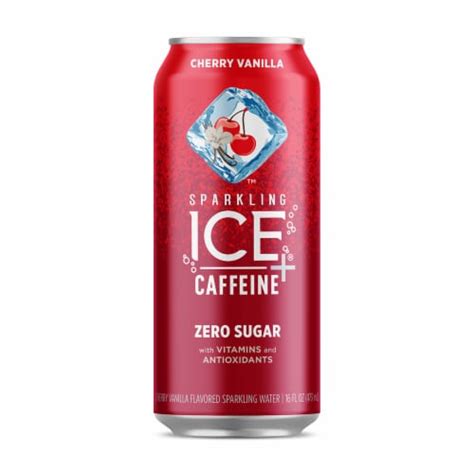 Sparkling Ice Caffeine Zero Sugar Cherry Vanilla Sparkling Water 16