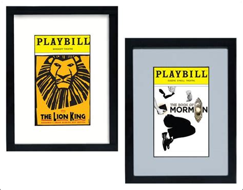 The Deluxe Playbill Display Frame 2295 Playbill Display Broadway