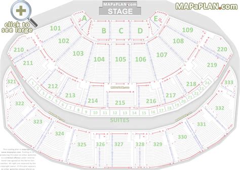 Leeds First Direct Arena Detailed Seat Numbers Seating Plan