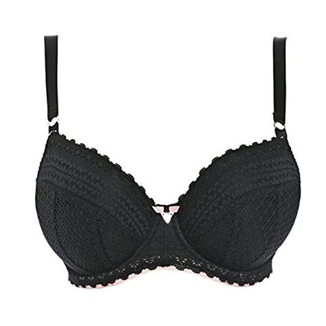 Lyst Freya Daisy Lace Demi Soft Foam Padded Half Cup Underwire Bra In