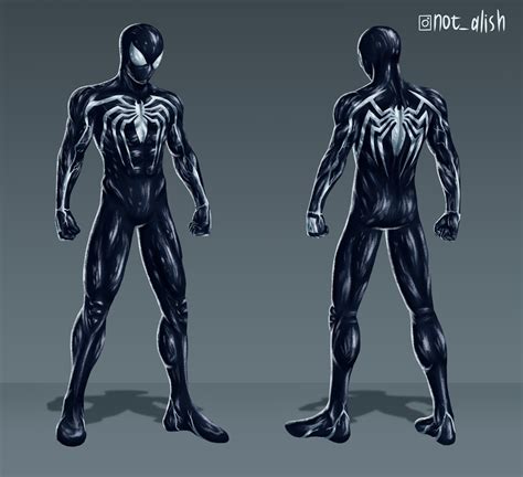 Artstation Marvels Spider Man 2 Symbiote Suit Concept Remastered