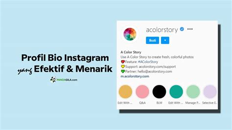 Cara Buat Profil Instagram Menarik Kumpulan Tips