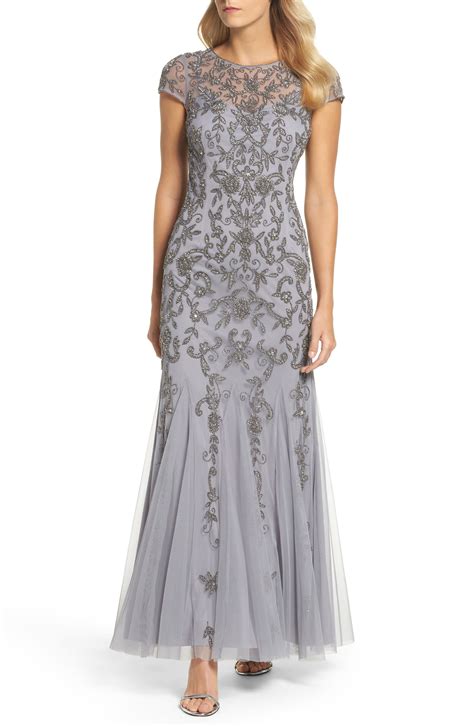 Silver Beaded Mother Of The Bride Dresses Fashion Dresses