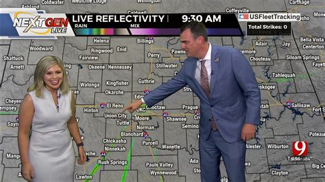 Watch Gov Stitt Helps Meteorologist Cassie Heiter With Forecast