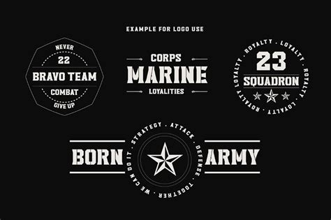 34 Best Military Fonts Army Stencil Fonts