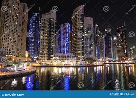 Dubai Marina United Arab Emirates Stock Image Image Of Accommodation
