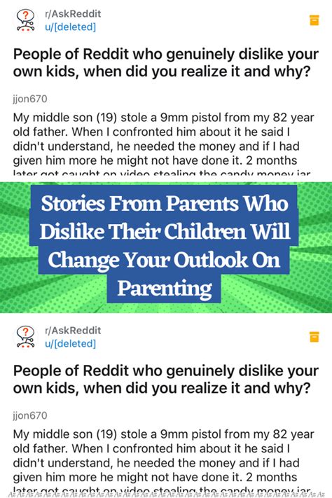 Stories From Parents Who Dislike Their Children Will Change Your