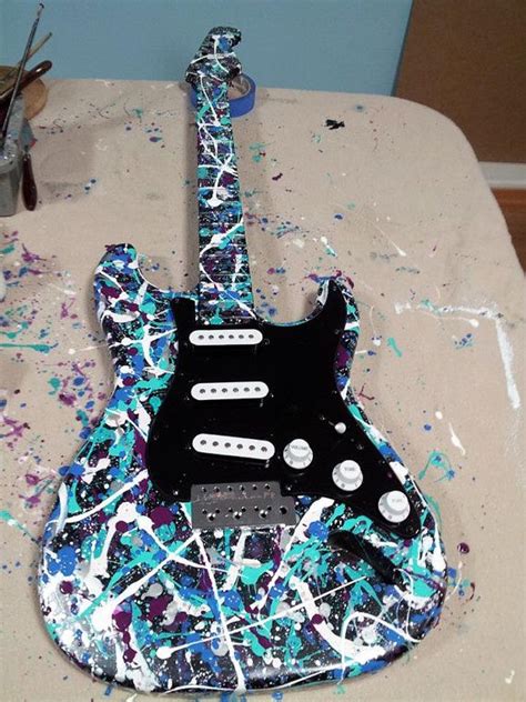 Custom Painting Abstract Electric Guitar Wall Hangings Order Now
