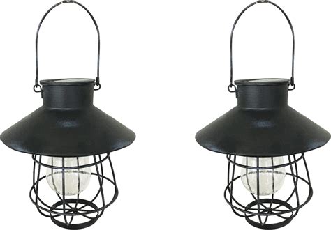 Waterproof Hanging Solar Lantern Outdoor Vintage Garden