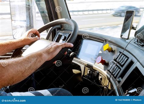 Truck Drivers Big Truck Driverand X27s Hands On Big Truck Steering Wheel